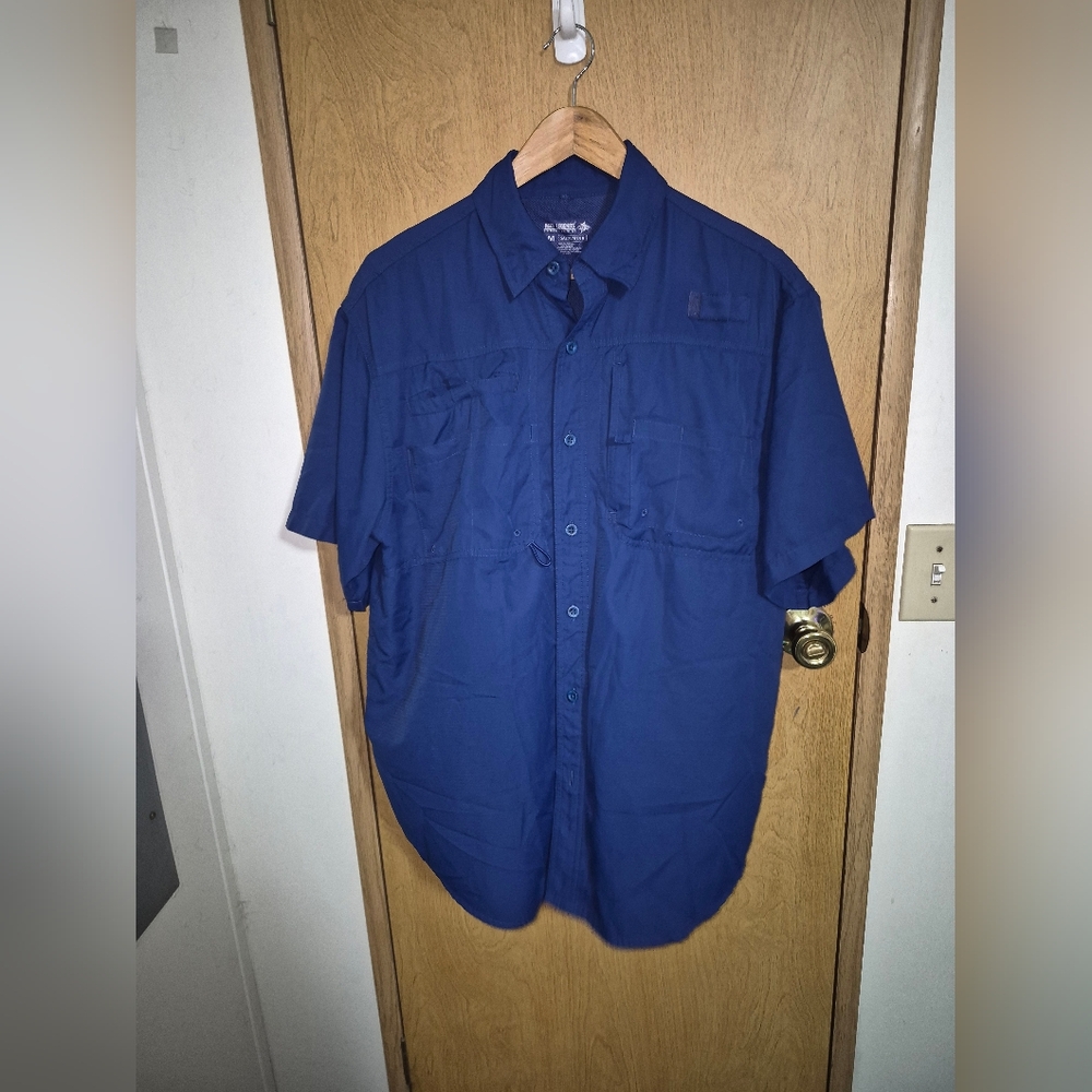 Reel Legends Blue Short Sleeve Shirt